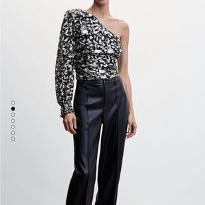 Glitter Detail Blouse